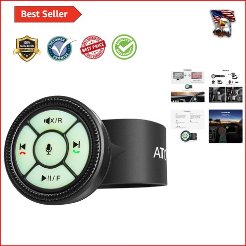 Ergonomic Watchband Style Wireless Remote Control with Luminous Buttons - Car...
