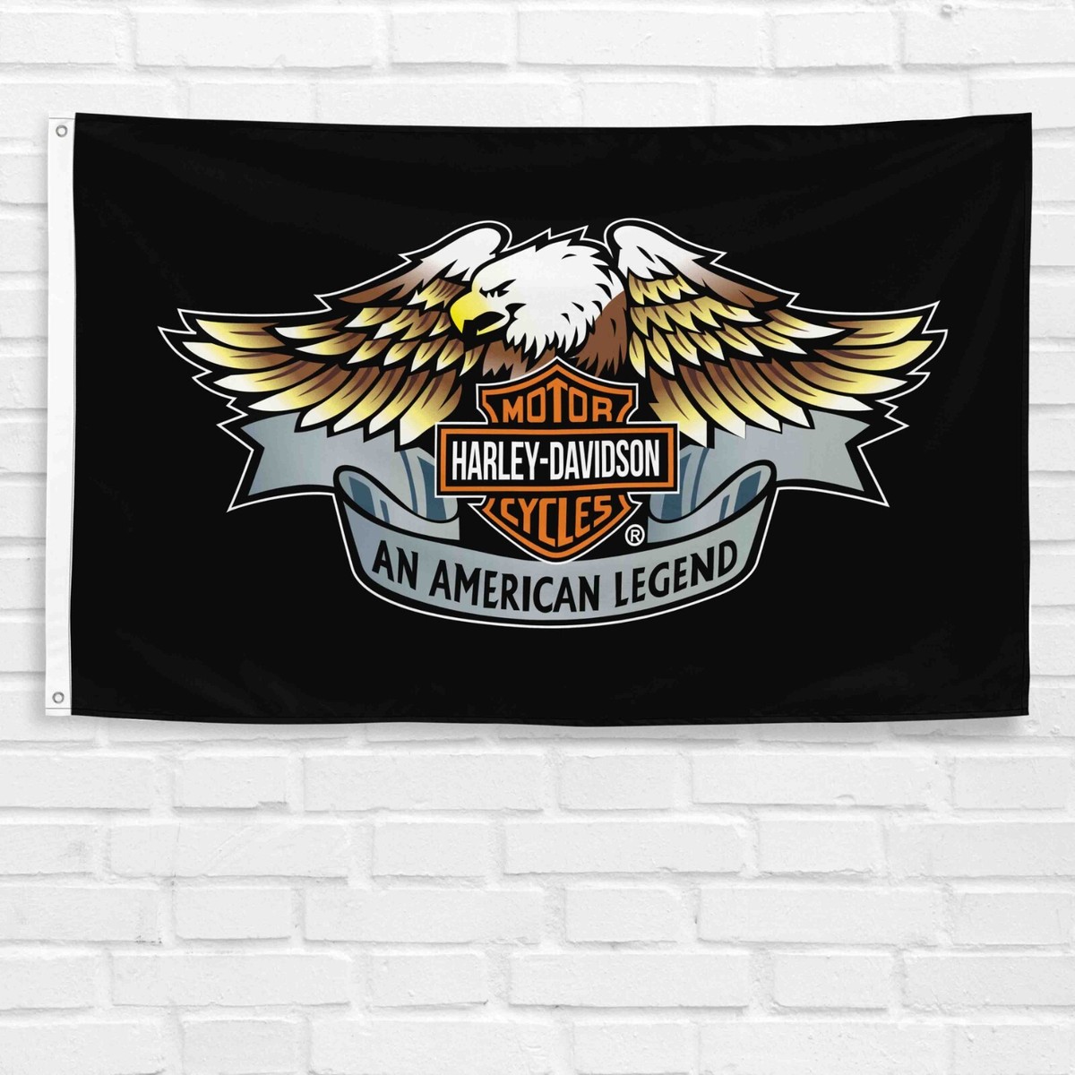 HARLEY-DAVIDSON 看板 バナー ハーレーダビッドソン バー＆シールドバナー フラッグの通販
