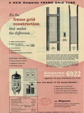 2x Matched Amperex PQ 6922 USA GoldPin /VintageGrail NOS AudioTubes /E88CC CCa