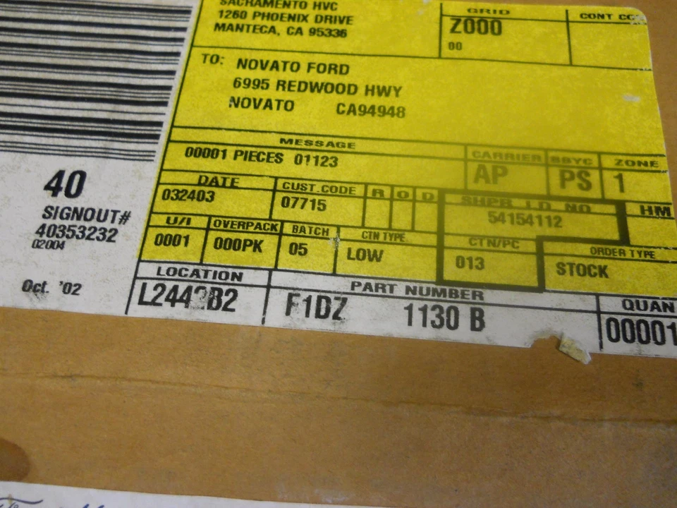 NUEVO OEM 1986 87 88 89 90 91 FORD TAURUS CUBIERTA DE RUEDA 15" Foto 2 de 2