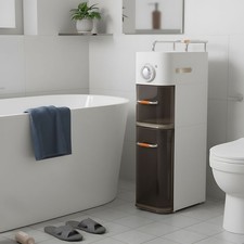 Slim Bathroom Storage Cabinet Floor Standing Storage Cabinet Built-in Aroma Box