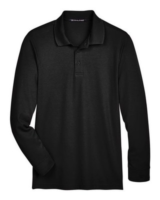 Devon & Jones Men's CrownLux Performance Plaited Long Sleeve Polo DG20L
