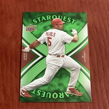 2008 Upper Deck ALBERT PUJOLS StarQuest Green #SQ-16 St. Louis Cardinals