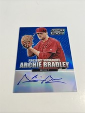 2013 Panini Prizm Perennial Draft Picks Archie Bradley /75 Auto Blue #59 Arizona