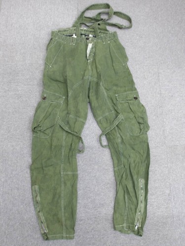 John Galliano, Vintage John Galliano Irregularly dyed Military Pants Size 48 Ink black