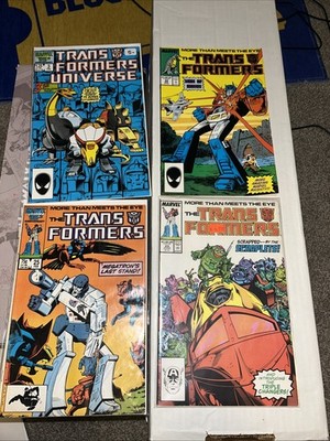 Lot Of 4 Marvel The Transformers Comics, 25,29,34 & Universe #3
