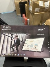 Acer PM1 15.6" FHD IPS 1080p Portable Monitor 60Hz 6ms USB-C Mini-HDMI PM161Q j