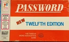 Vintage 1970 Milton Bradley Password Board Game 12th Edition Partial Set