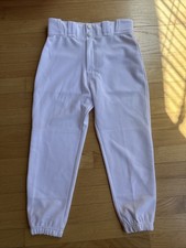Easton Girls Softball Pants White Youth MEDIUM