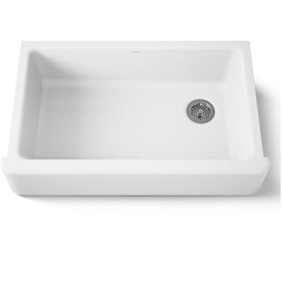 #ad New Kohler K 6489 0 Whitehaven 35 11 16 Self Trimming Farmhouse Single Basin E $ $1032.75