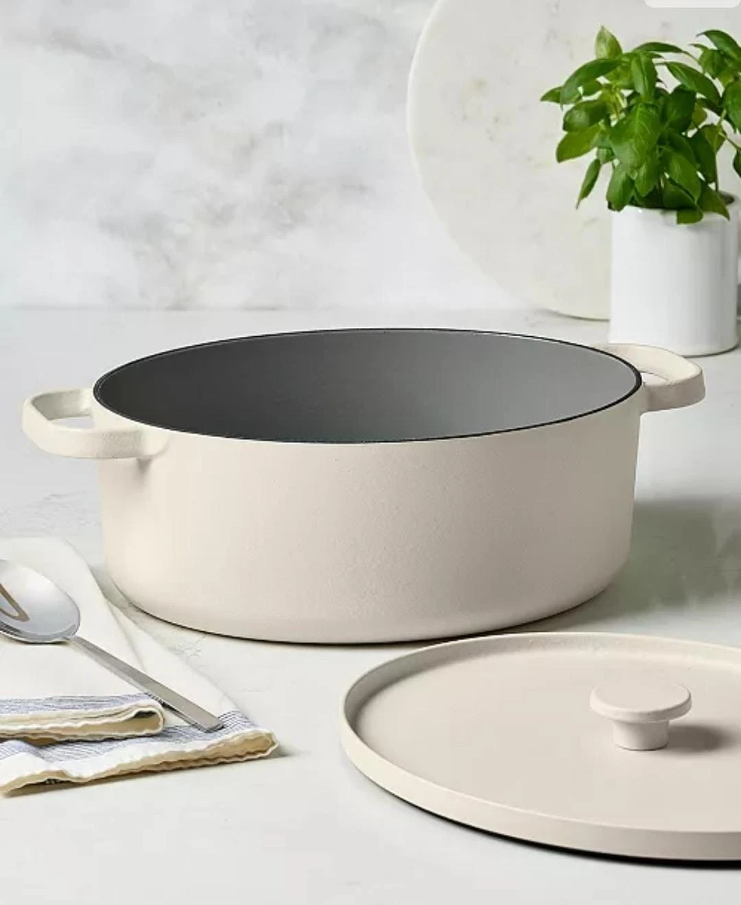 The Cellar Enameled Cast Iron 7-Qt. Dutch Oven