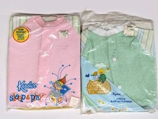 Vintage Infant Dimi Kessler Baby Sleepers Size Newborn 0-10LBS NOS Lot of 2