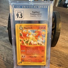 CGC Blue Label GEM MINT 9.5 2002 Expedition Base Set Rapidash #62/165 on eBay