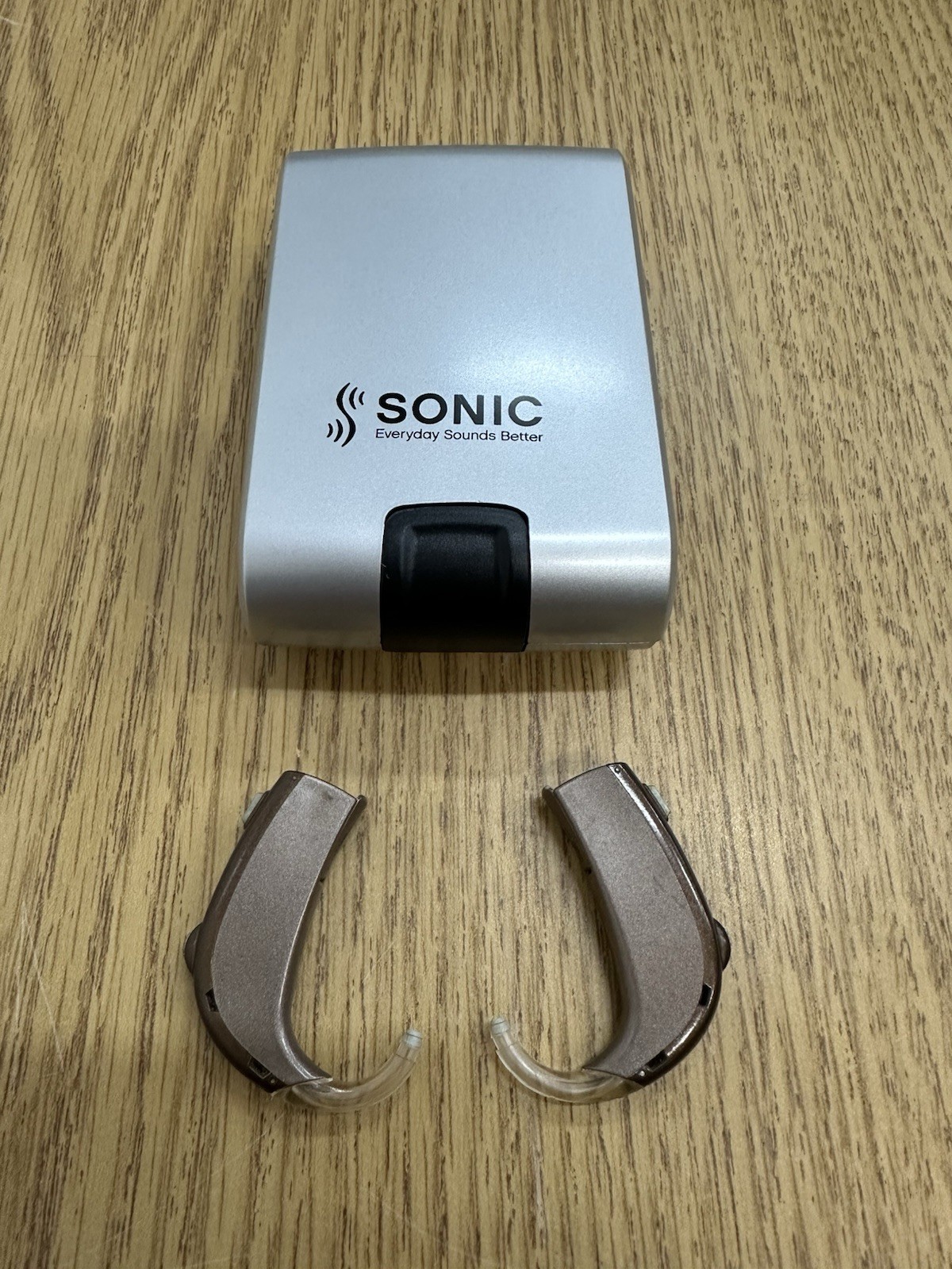 Pair Of SONIC JN80 SP Hearing Aids W/case