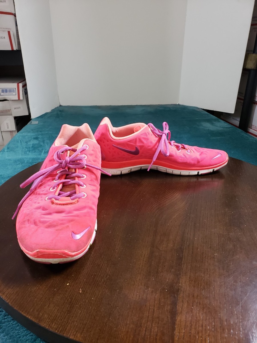 Nike Free TR Fit Shoes Size Womens Pink Running Sneakers