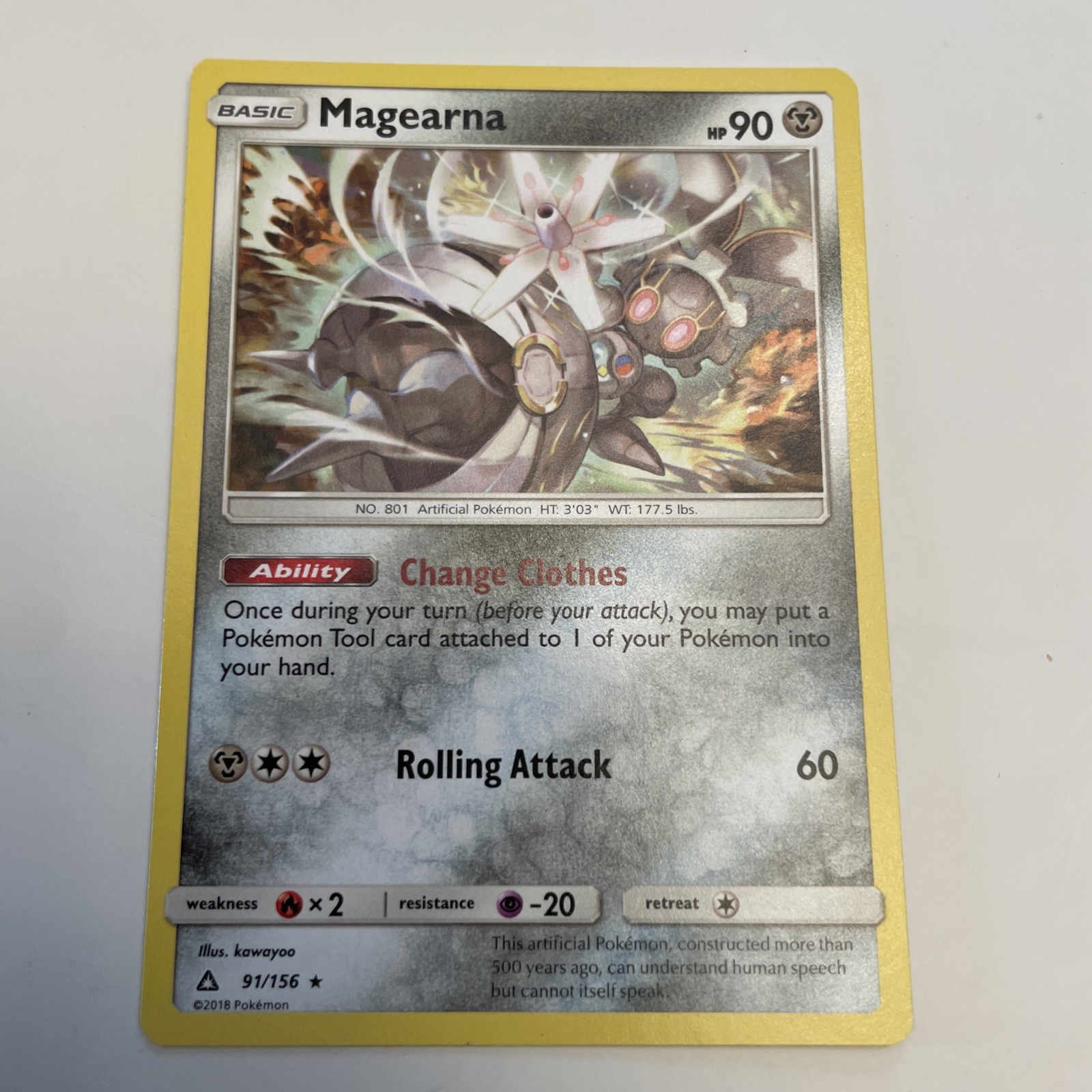 Magearna 91/156 Pokemon TCG Regular