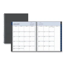 Blue Sky 100011 Jan-Dec 2026 Passages Monthly Planner - Charcoal Cover New