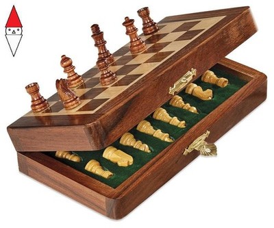 BRETTSPIEL THEODOMIRO DAL NERO MAGNETISCHES SCHACHBRETT