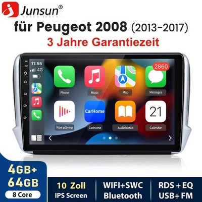 8-Core Für Peugeot 208/2008 2012-2018 Android 15 Autoradio GPS Navi WIFI CarPlay