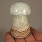 2.5" CARIBBEAN CALCITE MUSHROOM Carved Polished Standup Stone - Afghanistan — photo 1