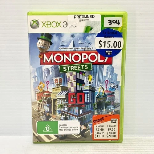 Monopoly Streets + Manual - Xbox 360 - Tested & Working - Free Postage