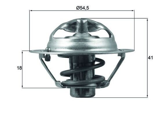 Mahle Thermostat, KüHlmittel TX 162 82D FüR Dacia Hyundai KIA Lada Renault-image