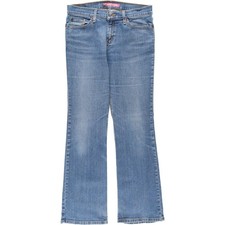 Used 2000'S Levi's 518 SUPERLOW bootcut denim pants women's size XL (equival...