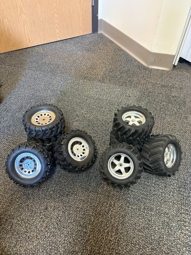 Traxxas T-Maxx Tires and Redcat Ground Pounder Tires