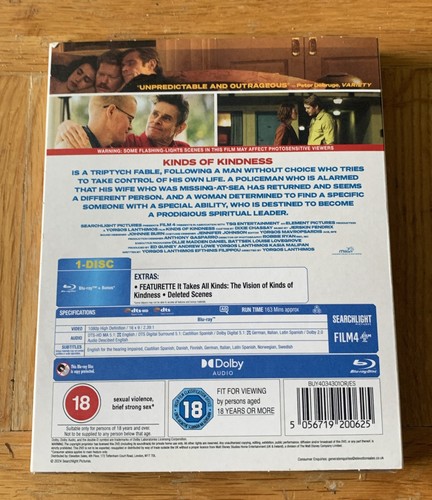 BLU-RAY KINDS OF KINDNESS EXCLUSIVE EDITION WITH POSTER NEW SEALED - Foto 2 di 2