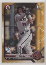 2022 Bowman Draft 1st Edition Gold Foil 3/50 Andrew Pintar #BD-138 0fp5