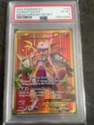 2015 BREAK THROUGH FULL ART MEW TWO SECRET RARE PSA 6