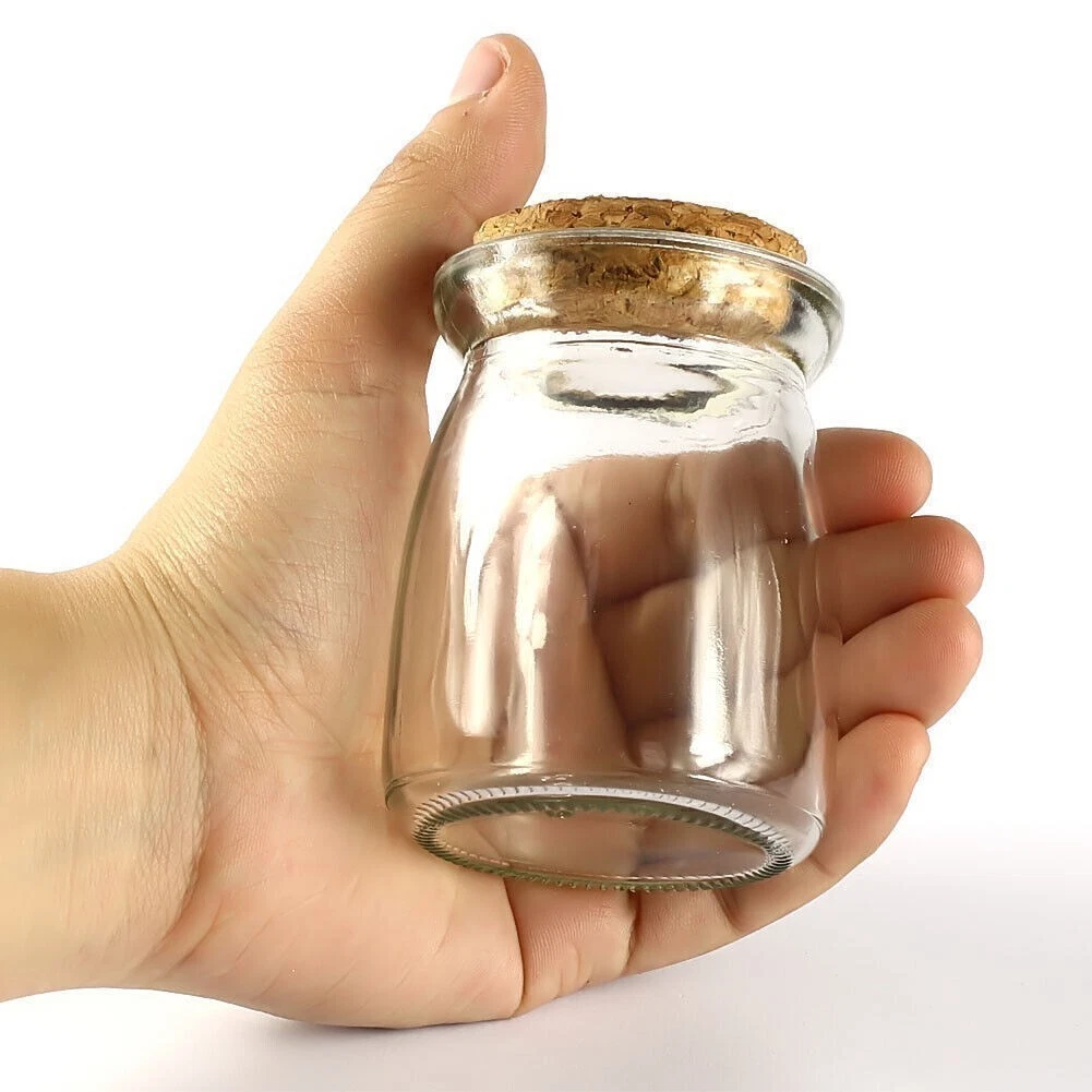 5-30 pieces 55x75mm Jars Bottles with Cork Cork bottle Wholesale Empty 100ml