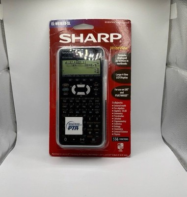 Sharp EL-W516XB-SL Scientific Calculator Twin Power 556 Functions Brand New
