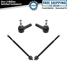 Front Inner & Outer Tie Rod Kit Set of 4 for Buick Encore Chevy Trax New