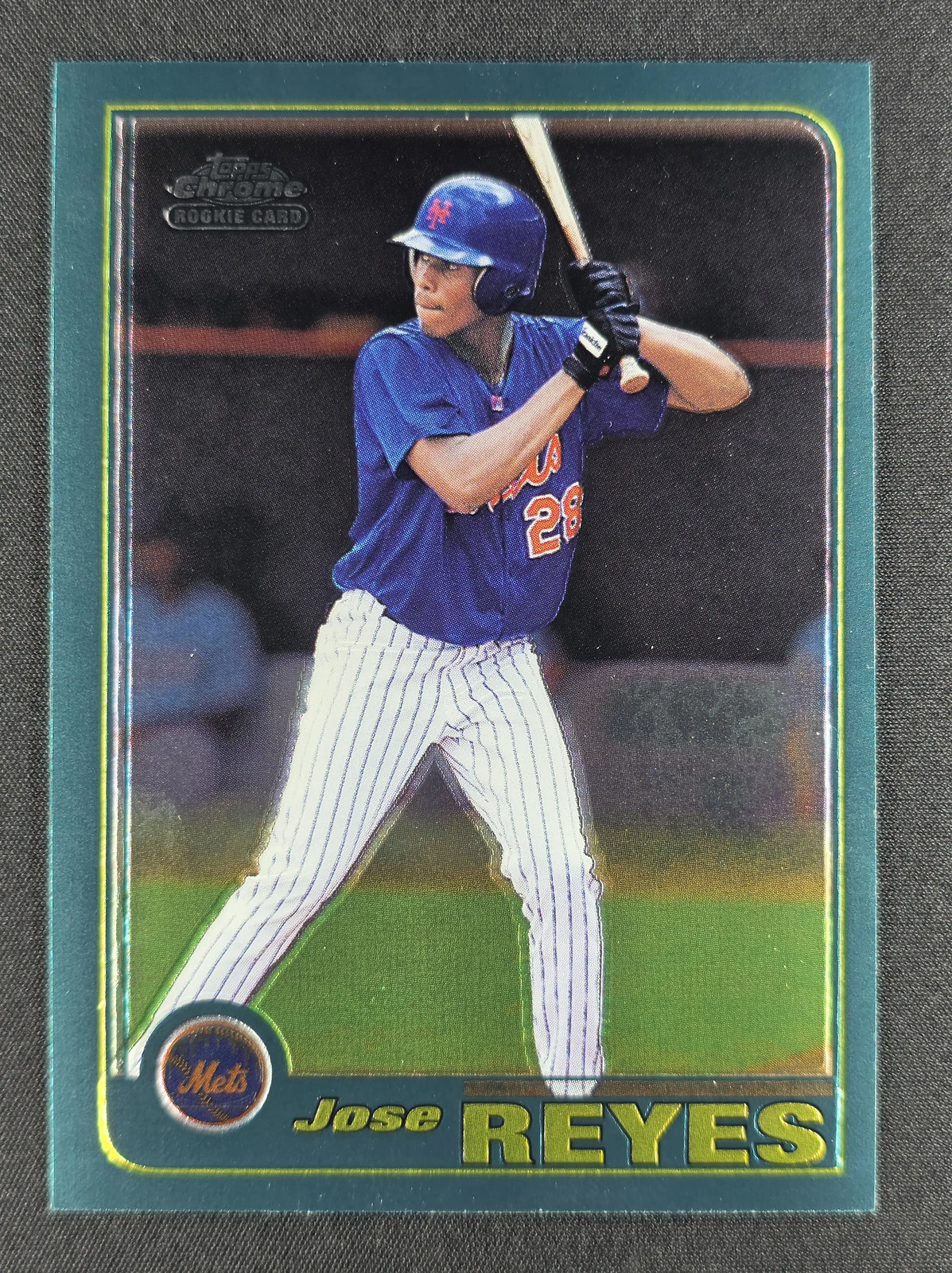 Jose Reyes 2001 Topps Chrome Traded RC ROOKIE #T242 METS