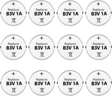 Replacement B3V 1A Batteries 12 Pack 290mAh For High Tech Collars
