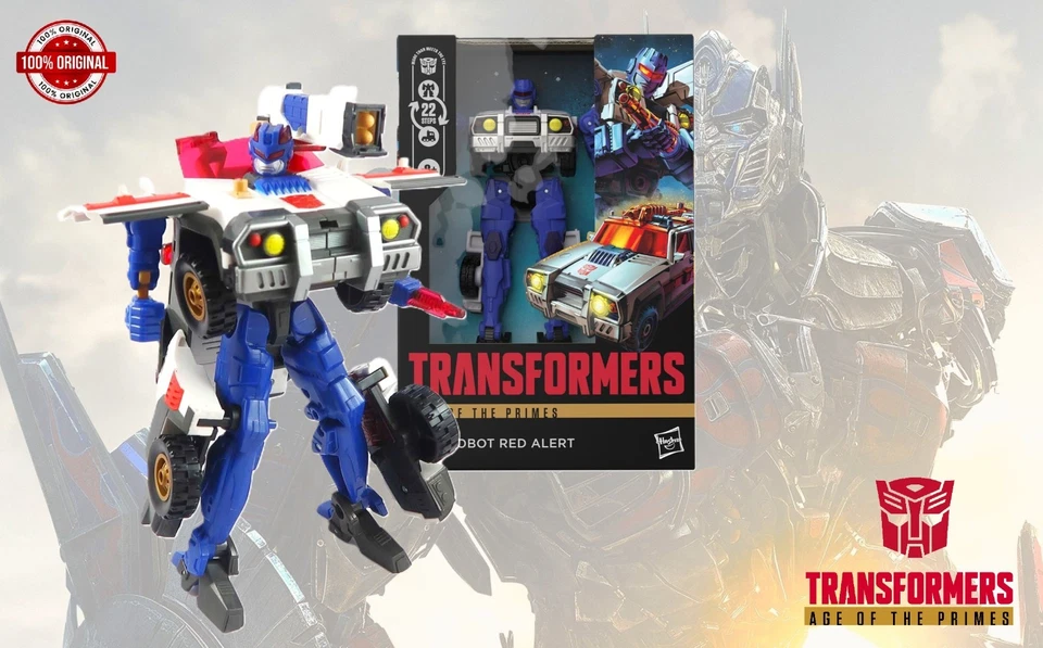 HASBRO Transformers Age of the Primes Voyager Class Autobot Red Alert-BRAND NEW - Image 4 of 4