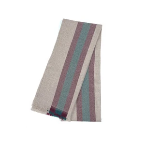 Foulard en laine à rayures Web Gucci 1104 114978011