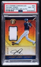 2017 Chronicles Gold Standard Rookie Jersey JaCoby Jones PSA 9 MINT Auto tj0