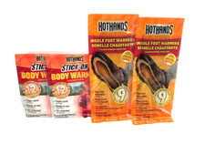 HotHands Stick On Supersize Body Warmers  Insole Foot Warmers 2 Of Each