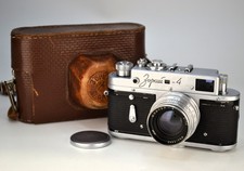 FULLY SERVICED 1963 SOVIET USSR "ZORKI 4" RF CAMERA  JUPITER-8 lens M39 062 