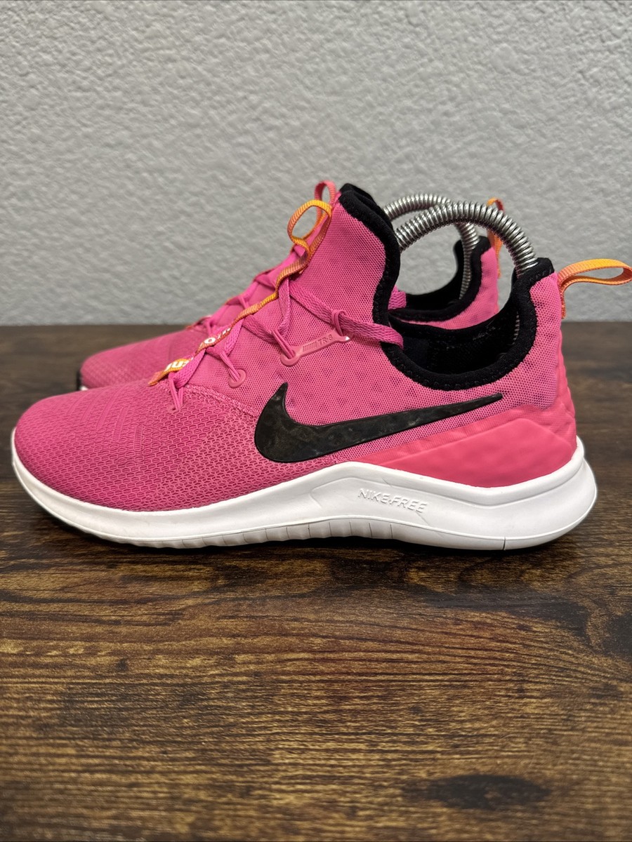 Nike Free TR 8 Running Shoes Women Size 8 Pink Laser Fuchsia