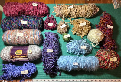 YOUR CHOICE LION Brand HOMESPUN DISCONTINUED Textured Variegated Bulky Yarn