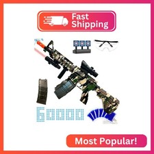 Large Splatter Gel Splat Blaster, Electric Splat Blaster, with Drum for Outdoor
