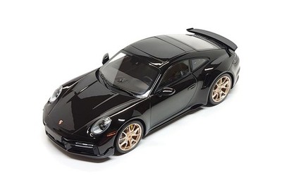 Minichamps 1:18 Porsche 911 Turbo S (992) Sport Design in Black | eBay