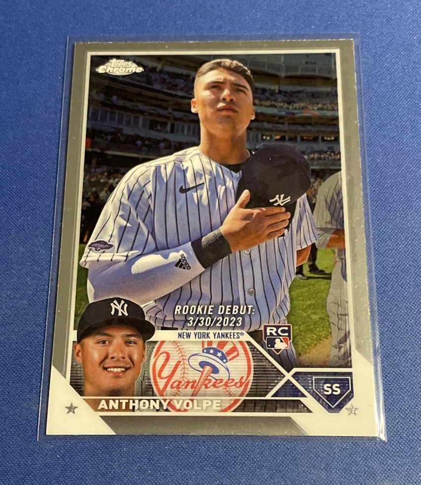 2023 Topps Chrome Update #USC35 Anthony Volpe RC New York Yankees