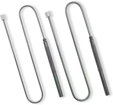 Flexible Magnetic Pickup Tool Set, 2LB & 5LB, 26" Bendable Extension Black 