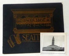 1907  Seattle Viewbook Old Photos Union Depot Waterfront Downtown Ships Logging