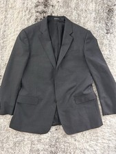 Emporio Armani G Line Blazer Mens 42R Charcoal Gray Super 130s Wool Jacket EU52