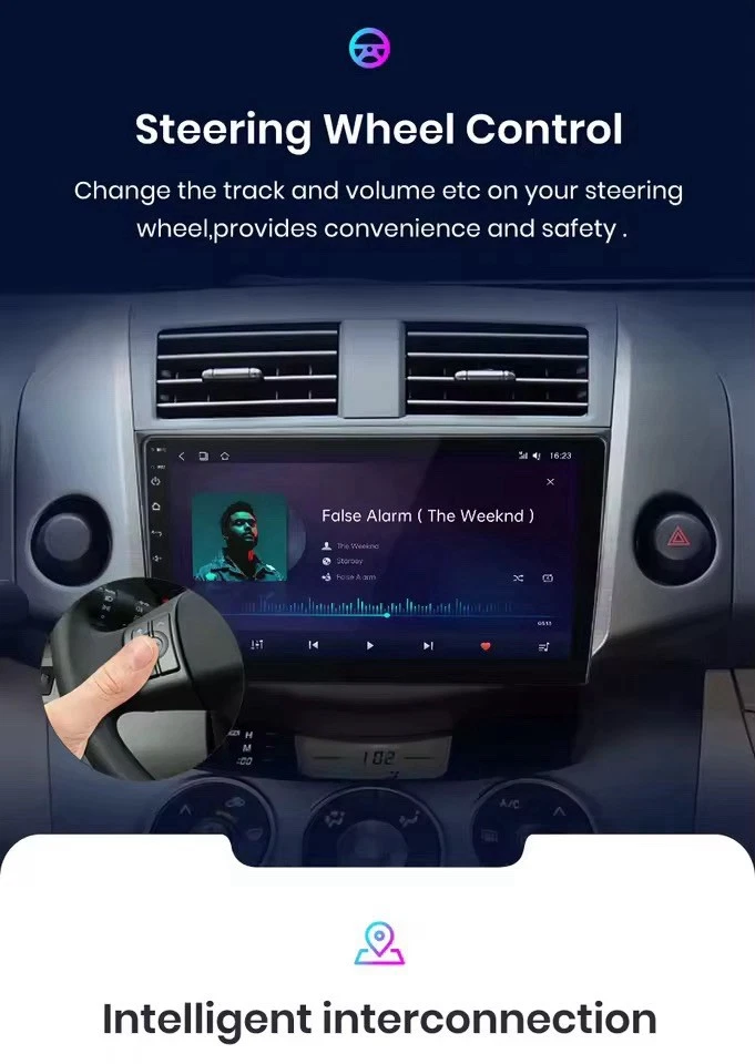 Autoradio Toyota RAV 4 CarPlay-AndroidAuto Inalámbrico 4G+64GB 2005-2013 4G+WIFI - Imagen 3 de 4
